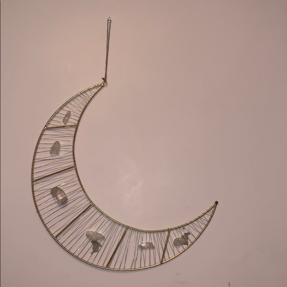 Crescent moon wall decoration